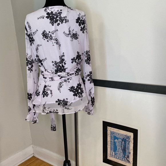 Micheal Kors Wrap around Blouse - Picture 7 of 11